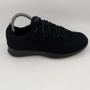 Allbirds Women’s Wool Runner Fluffs -SZ 8- Limited Edition Black Sneakers Shoes